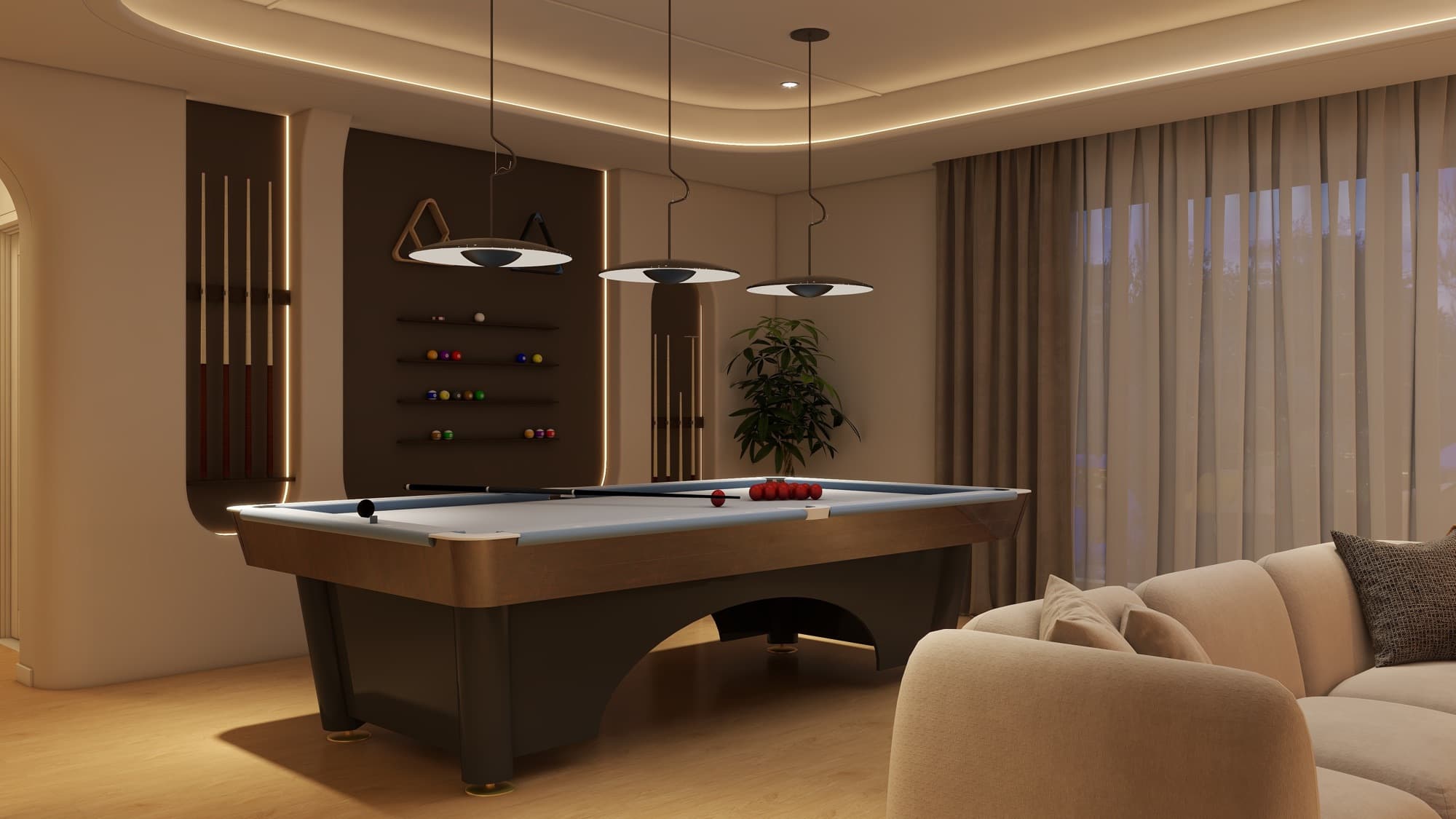 Home Billiards Room — gallery image 1