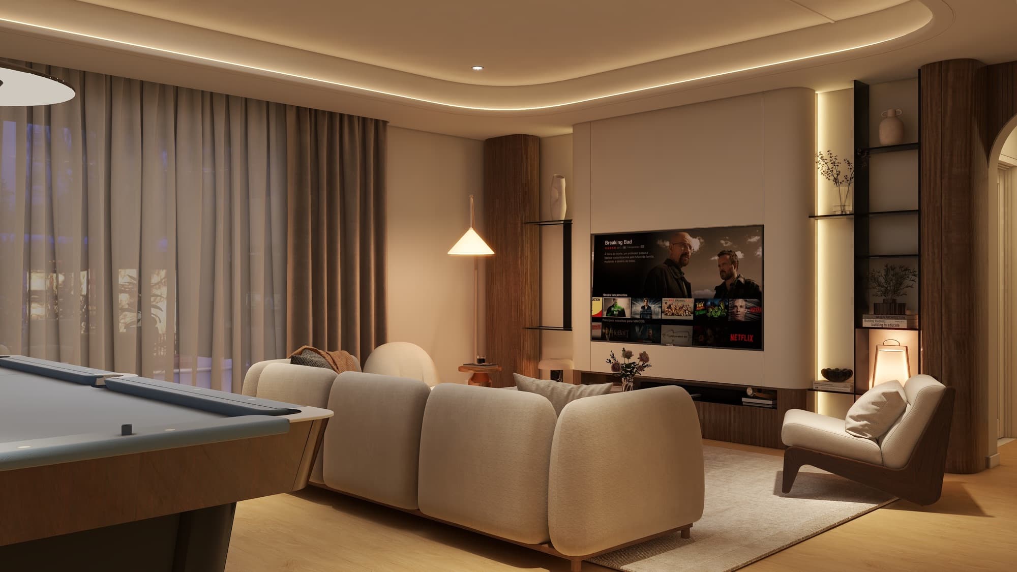 Home Billiards Room — gallery image 2
