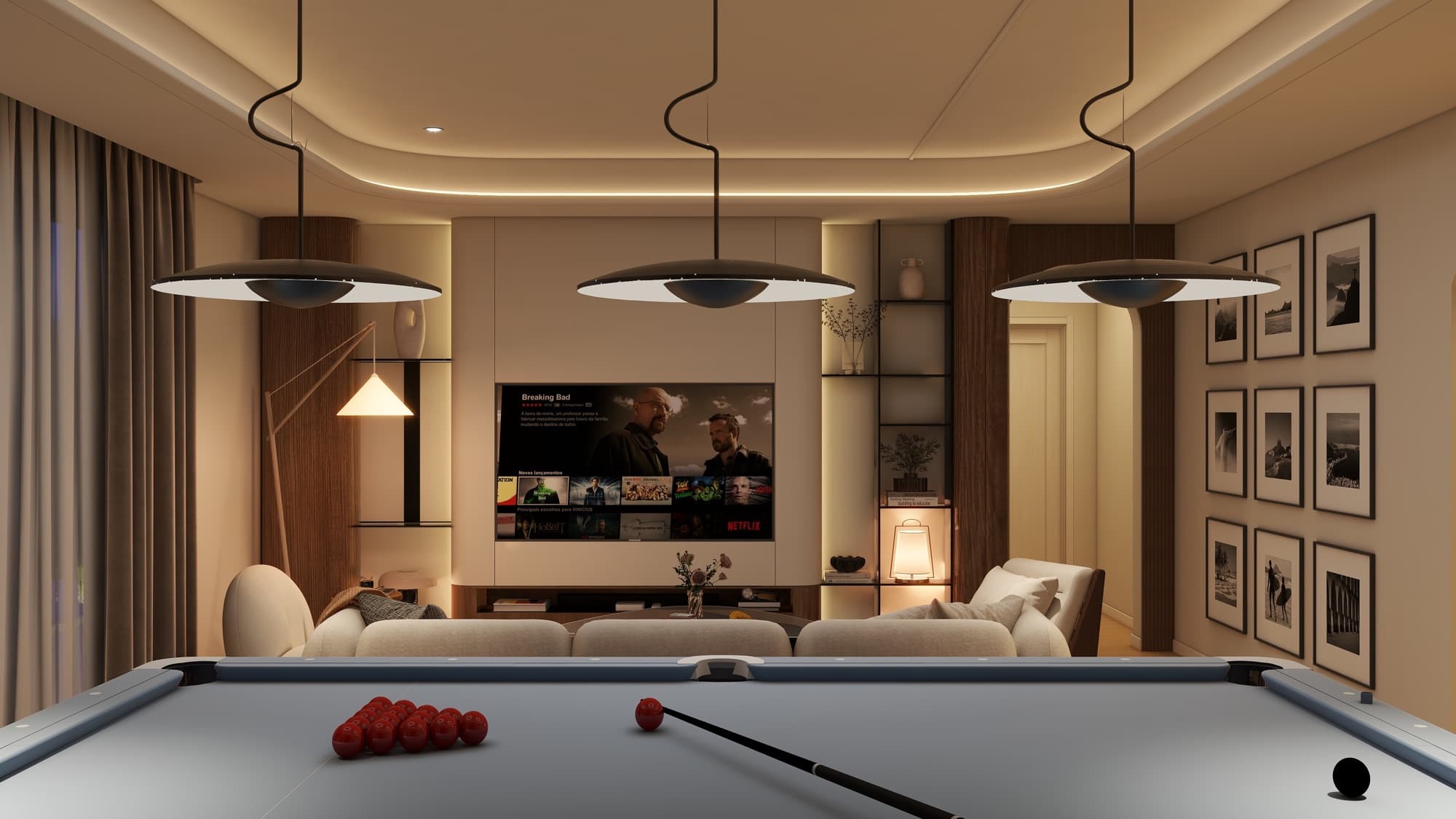 Home Billiards Room — gallery image 5