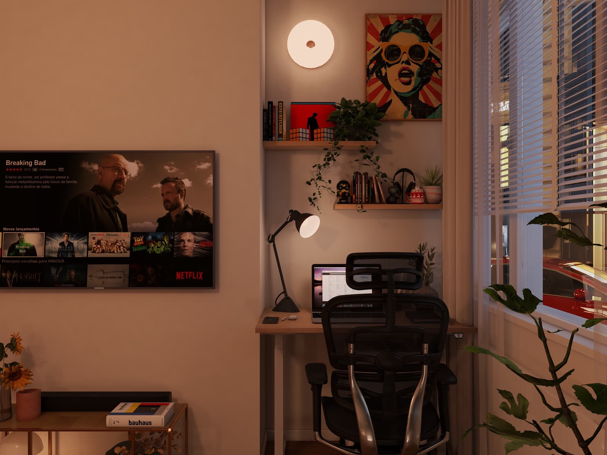 Living Room & Home Office Nook — gallery image 4