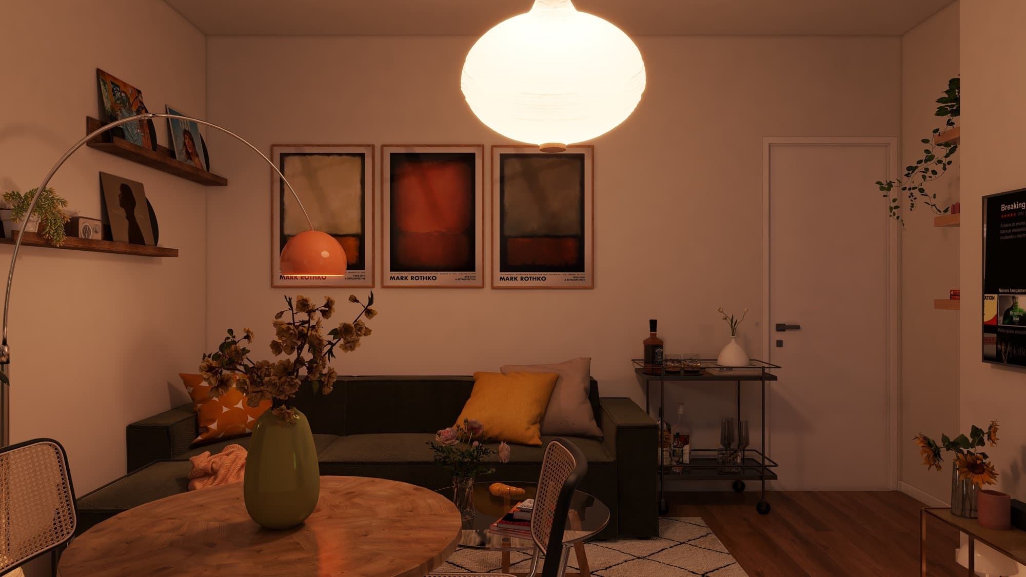 Living Room & Home Office Nook — gallery image 5