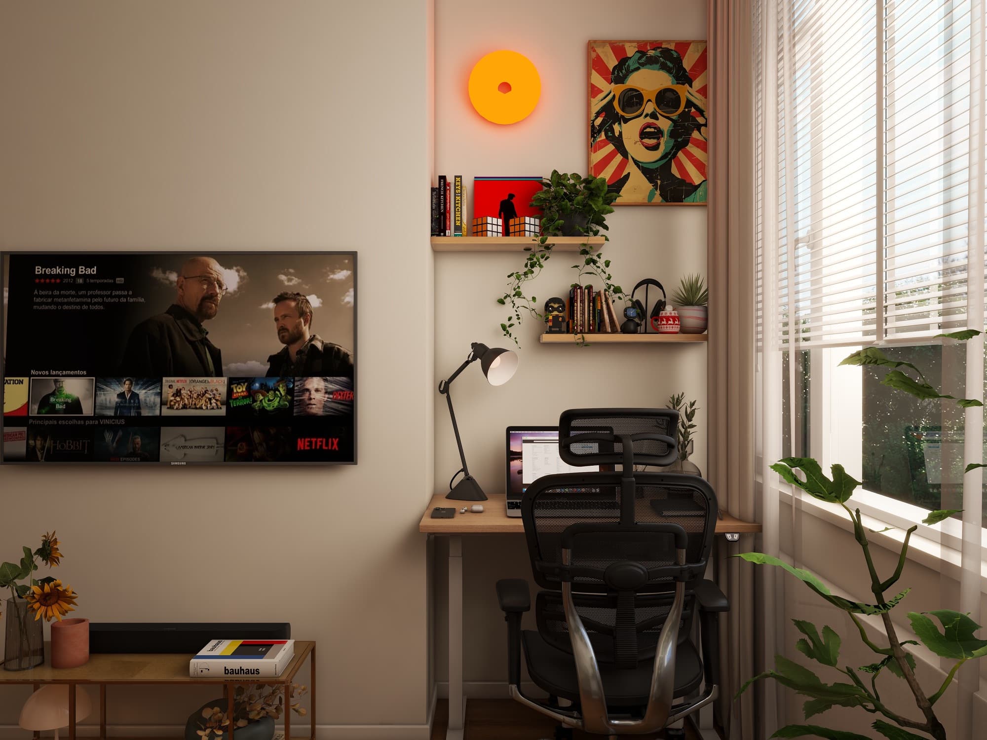 Living Room & Home Office Nook — gallery image 6