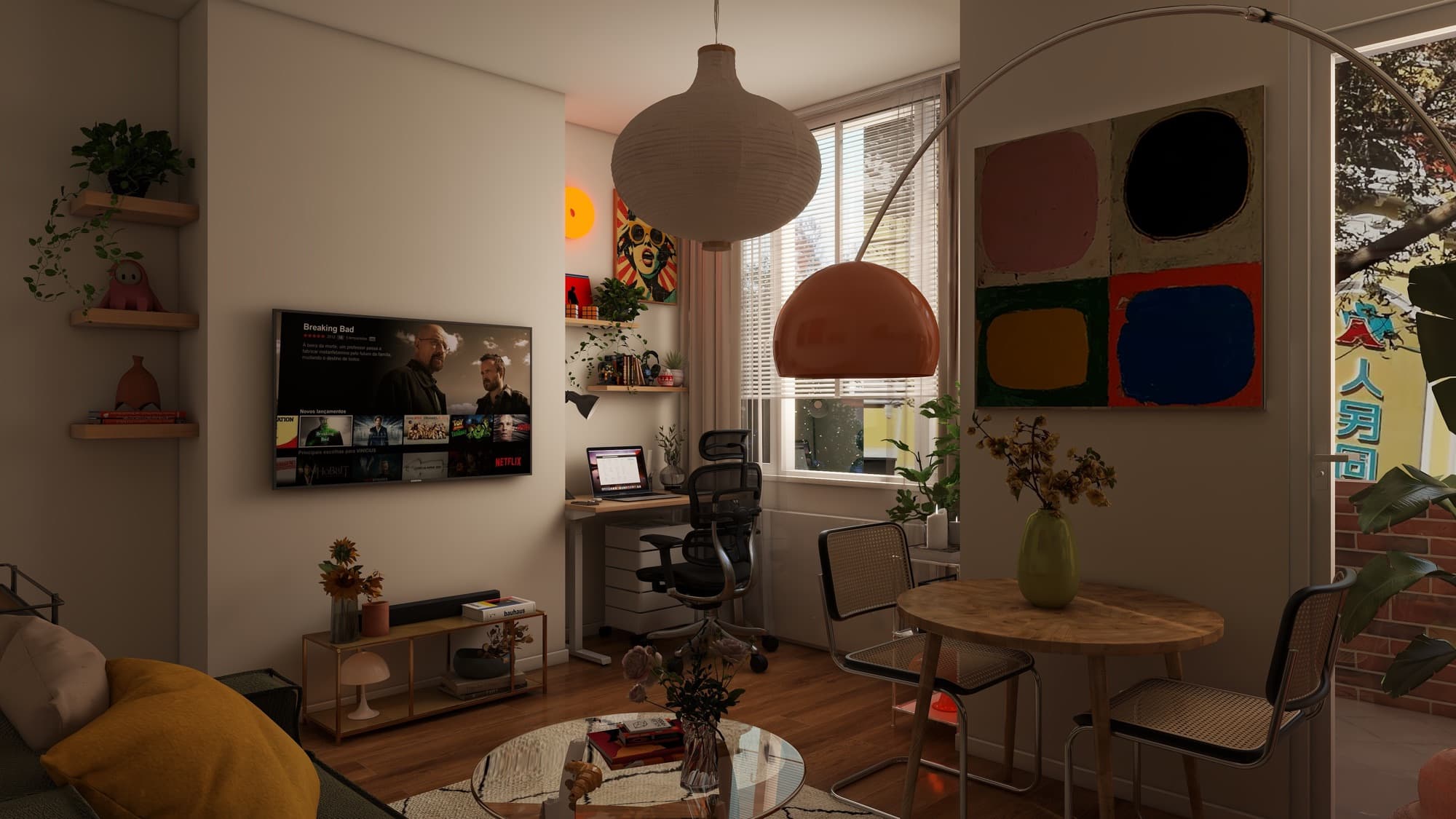 Living Room & Home Office Nook — gallery image 7