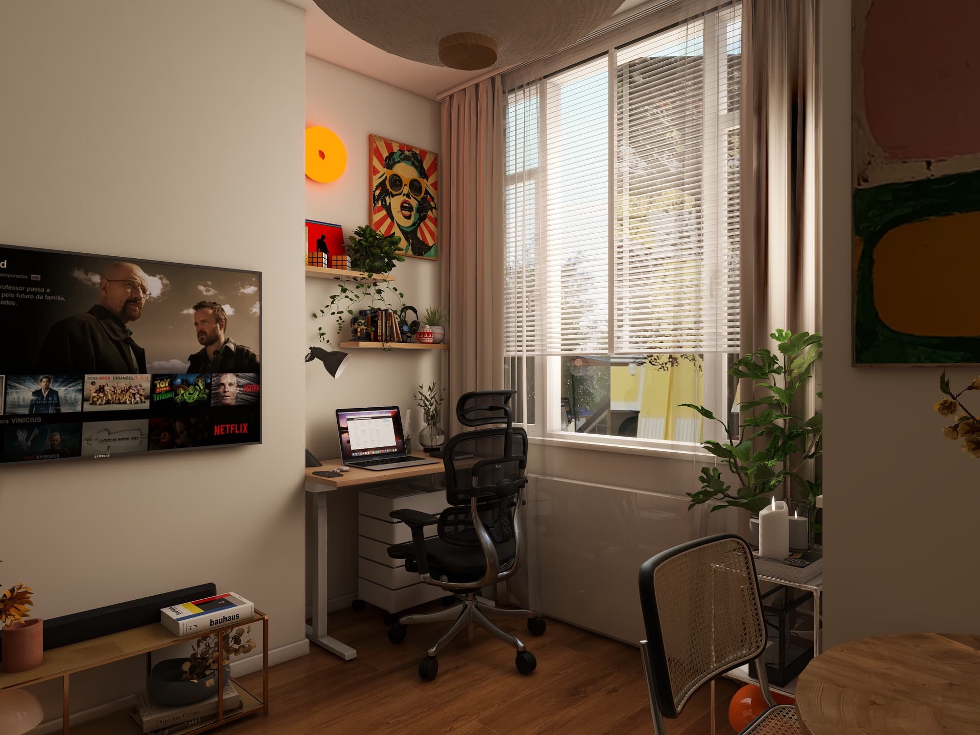 Living Room & Home Office Nook — gallery image 8