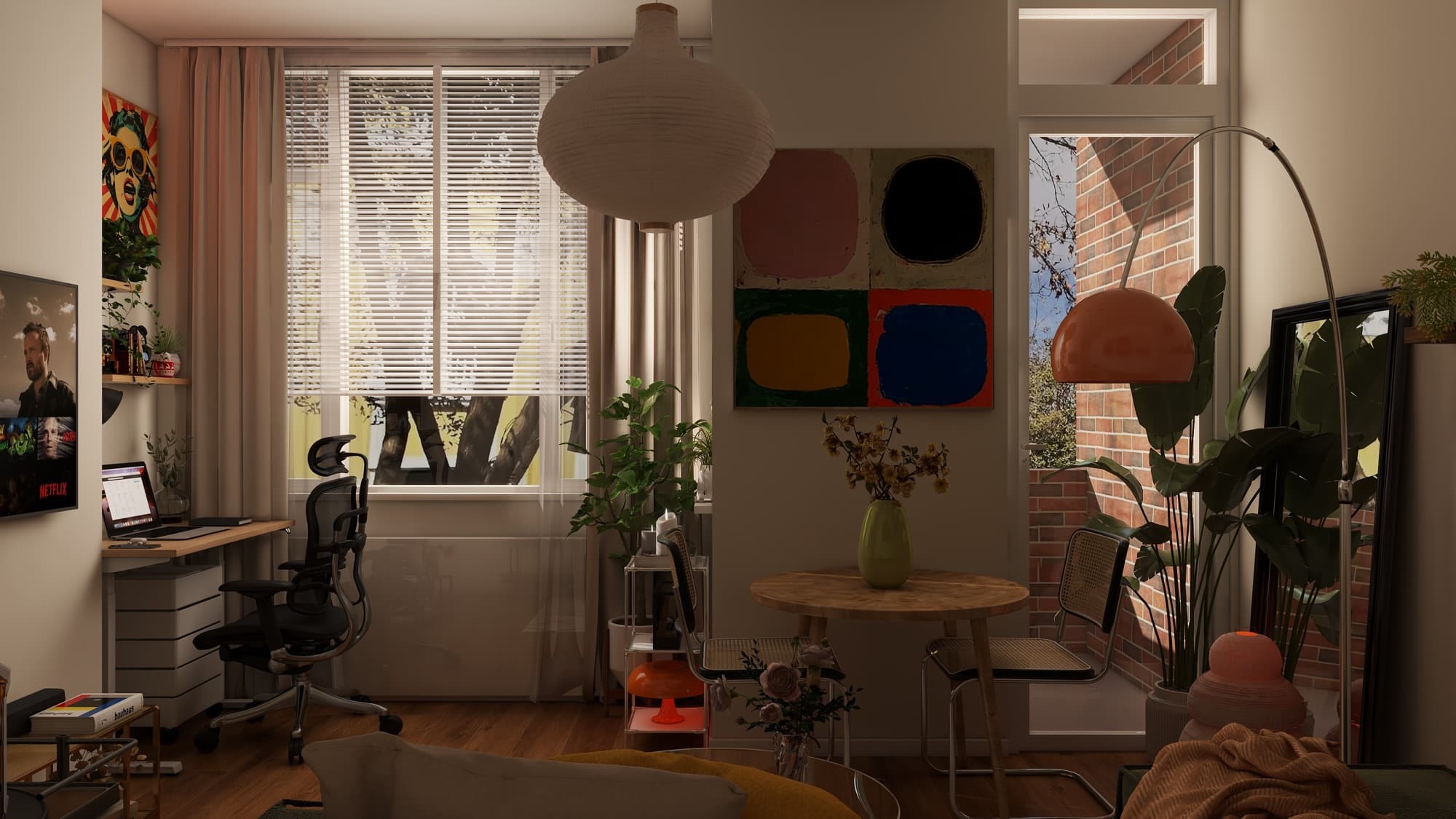 Living Room & Home Office Nook — gallery image 10