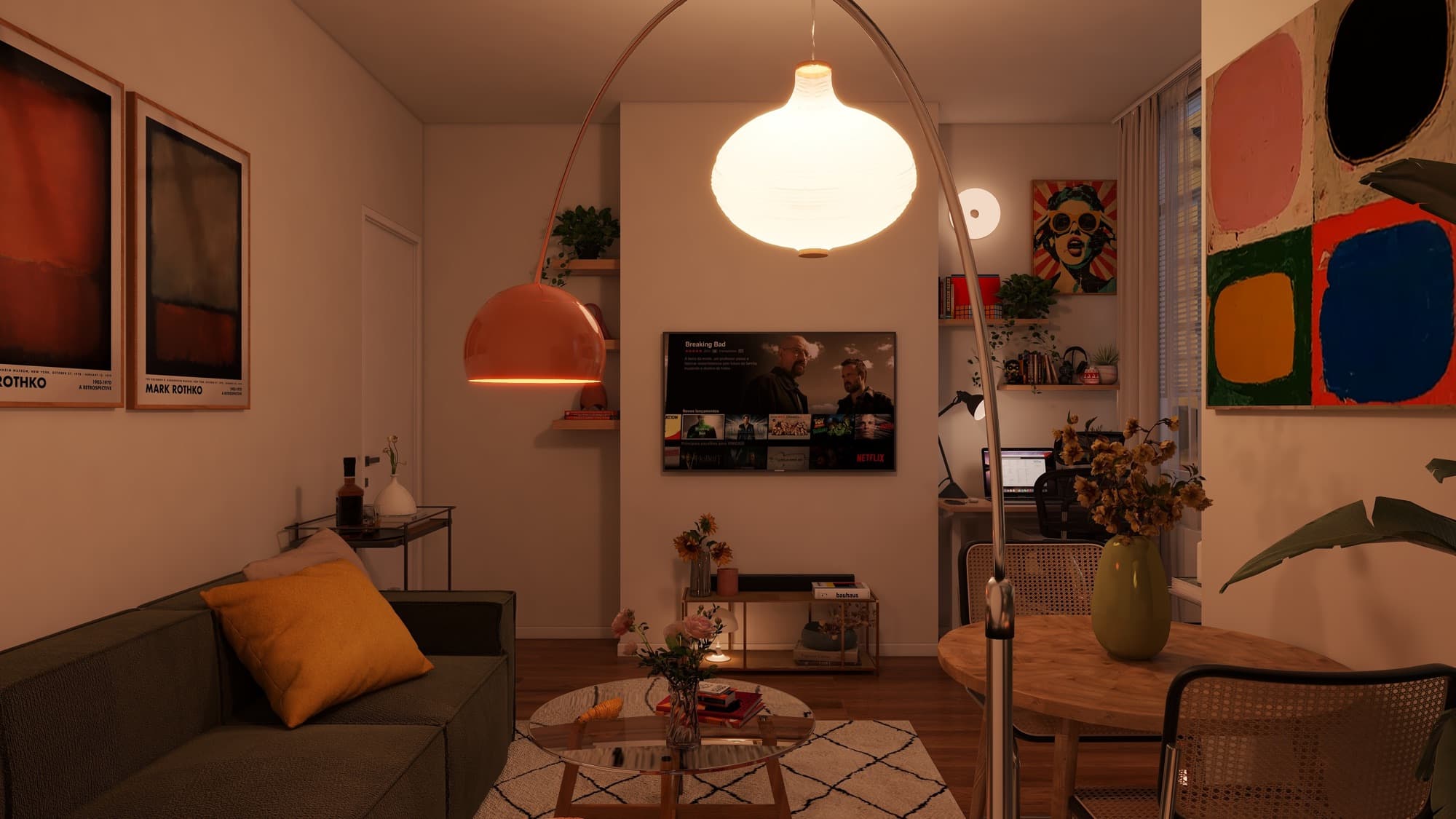 Living Room & Home Office Nook — gallery image 11