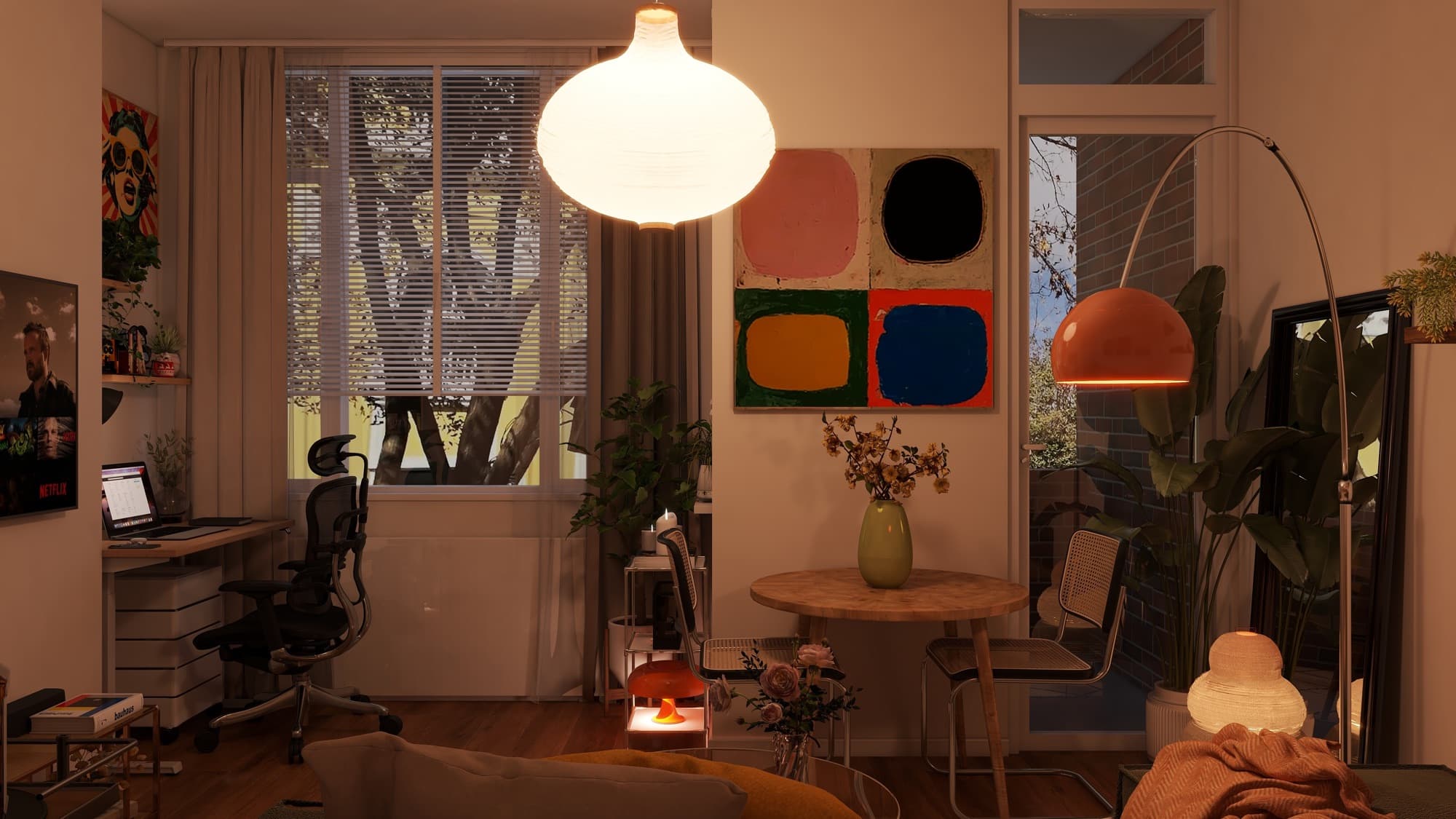 Living Room & Home Office Nook — gallery image 12